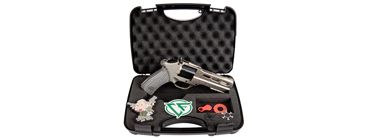 Limited Edition Airgun Chiappa Rhino 50DS CO2 Revolver (Silver) - Click Image to Close