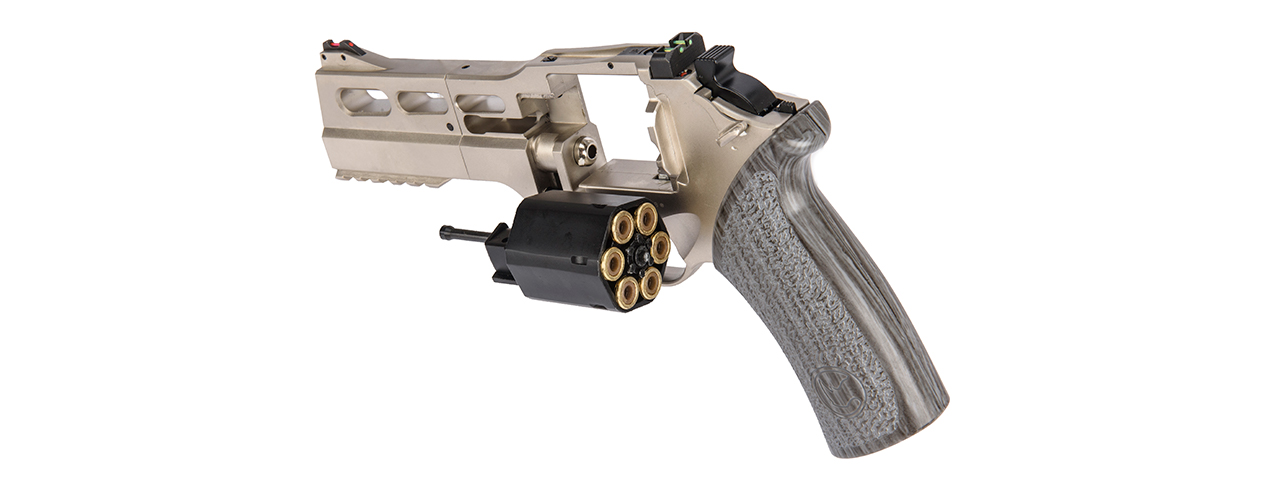 Limited Edition Airgun Chiappa Rhino 50DS CO2 Revolver (Silver) - Click Image to Close