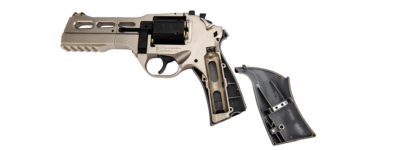 Limited Edition Airgun Chiappa Rhino 50DS CO2 Revolver (Silver) - Click Image to Close