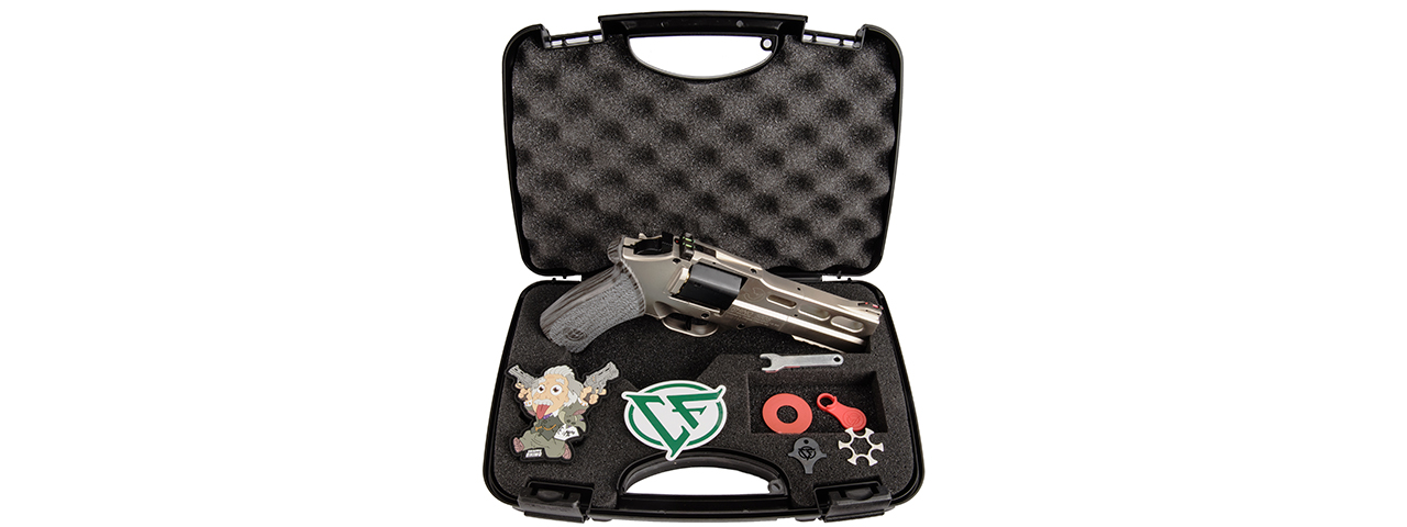 Limited Edition Airsoft Chiappa Rhino 50DS CO2 Revolve (Silver) - Click Image to Close