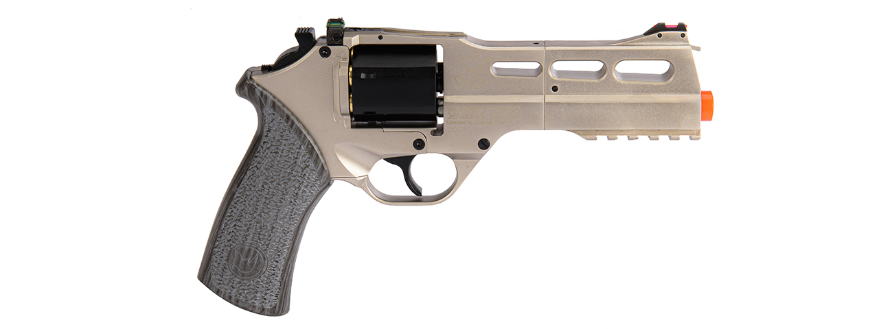 Limited Edition Airsoft Chiappa Rhino 50DS CO2 Revolve (Silver) - Click Image to Close