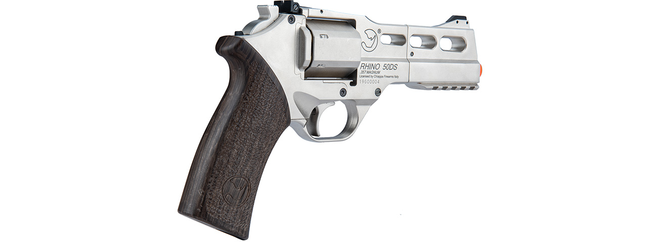 Bo Manufacture Chiappa Rhino Revolver 50DS .357 Magnum Style Airsoft Pistol (Silver) - Click Image to Close