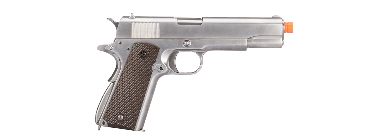 M1911 Metal GBB Pistol - CO2 Version (Chrome)