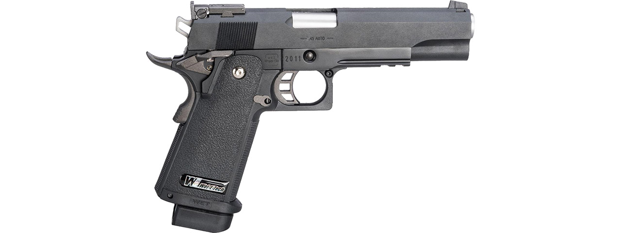 WE Tech Full Metal Hi-Capa 5.1 R-Version Full Auto Tactical Airsoft Gas Blowback Pistol