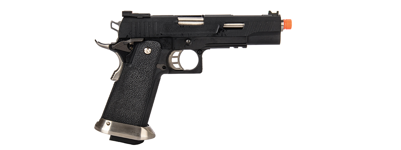 WE-Tech Hi-Capa 5.1 T-Rex Full Auto Gas Blowback Competition Pistol (Black) - Click Image to Close