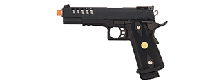 WE Tech Hi-Capa 5.1 Hyper Speed Airsoft Full Auto Gas Blowback Pistol w/ Threaded Barrel