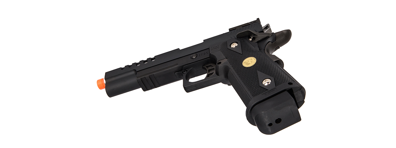 WE Tech Hi-Capa 5.1 Hyper Speed Airsoft Full Auto Gas Blowback Pistol w/ Threaded Barrel