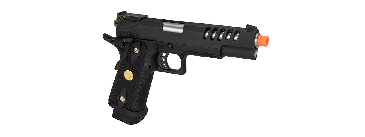 WE Tech Hi-Capa 5.1 Hyper Speed Airsoft Full Auto Gas Blowback Pistol w/ Threaded Barrel