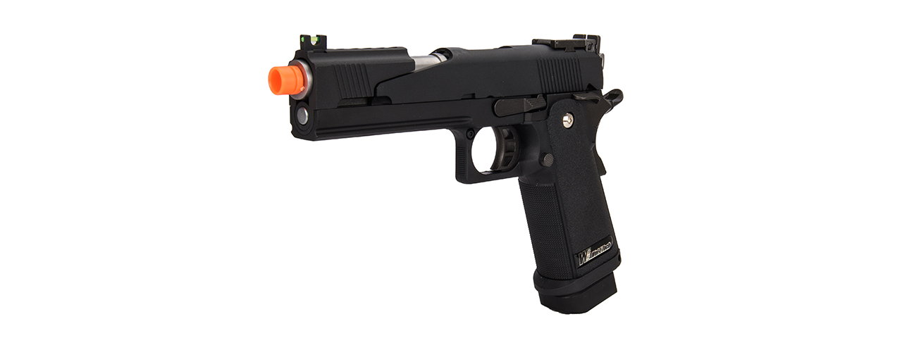 WE-Tech Black Dragon 5.1 Competition Series Hi-Capa Full Auto Gas Blowback Pistol (Black) - Click Image to Close