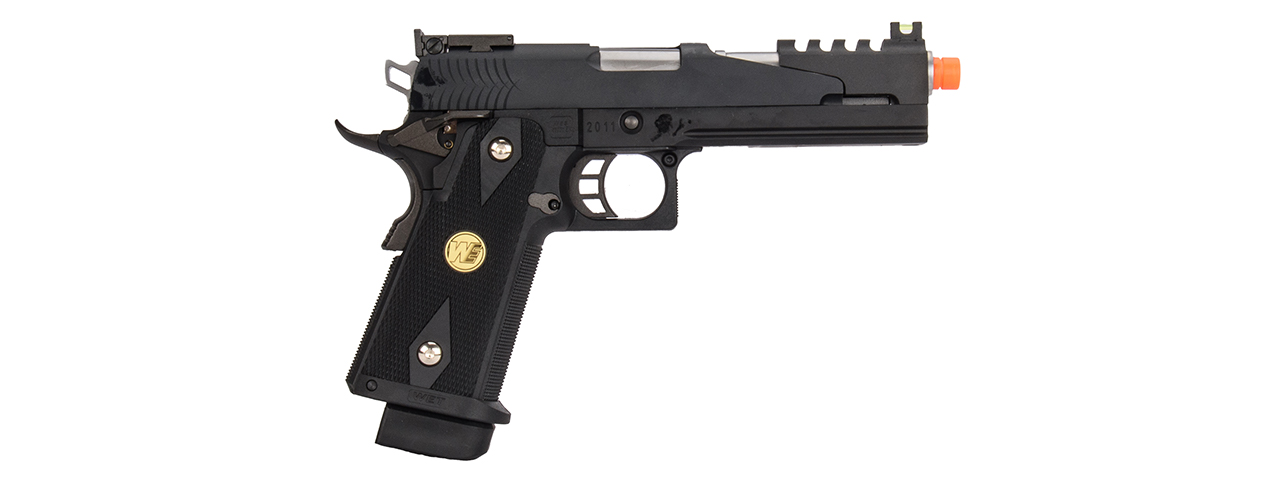 WE-Tech Hi-Capa 5.1 "Dragon" Full Auto Gas Blowback Airsoft Pistol (Black) - Click Image to Close