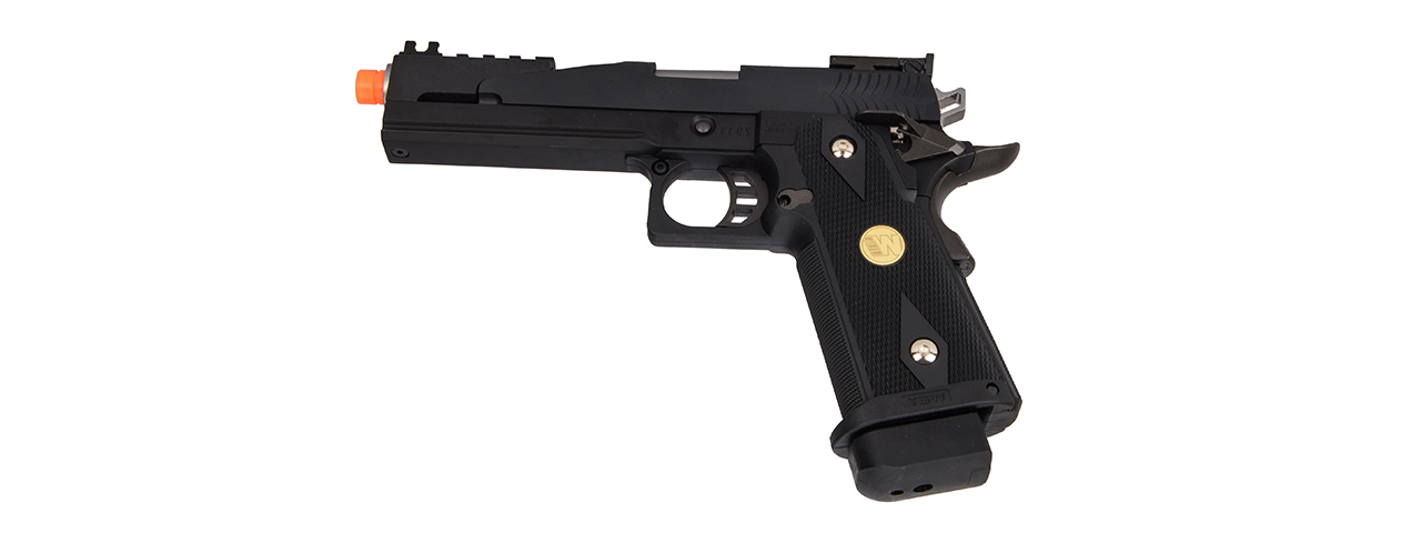 WE-Tech Hi-Capa 5.1 "Dragon" Full Auto Gas Blowback Airsoft Pistol (Black) - Click Image to Close