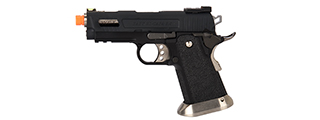 WE-Tech Hi-Capa 3.8 Velociraptor Full Auto Gas Blowback Pistol (Black)