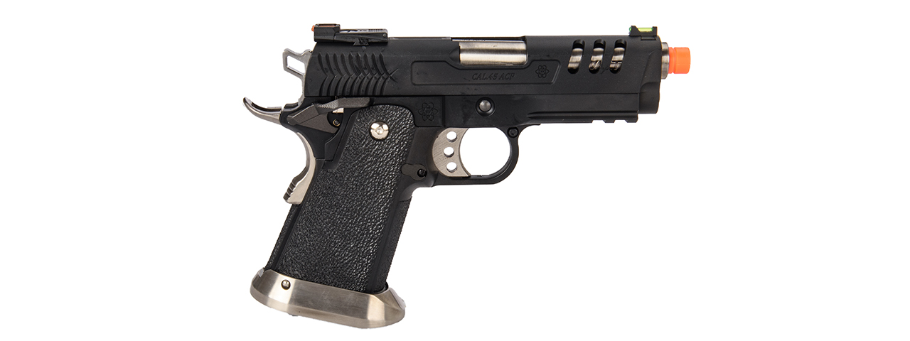 WE-Tech Hi-Capa 3.8 Deinonychus Gas Full Auto Blowback Pistol (Black)