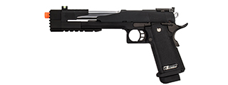 WE-Tech Hi-Capa 7.0 "Dragon" Long Slide Full Auto Gas Blowback Pistol w/ Standard Grip (Black)