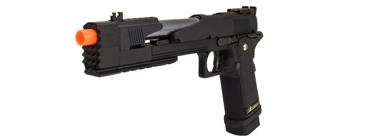 WE-Tech Hi-Capa 7.0 "Dragon" Long Slide Full Auto Gas Blowback Pistol w/ Standard Grip (Black)