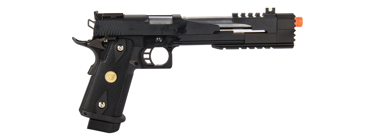 WE-Tech Hi-Capa 7.0 "Dragon" Long Slide Full Auto Gas Blowback Pistol w/ Medallion Grip (Black)