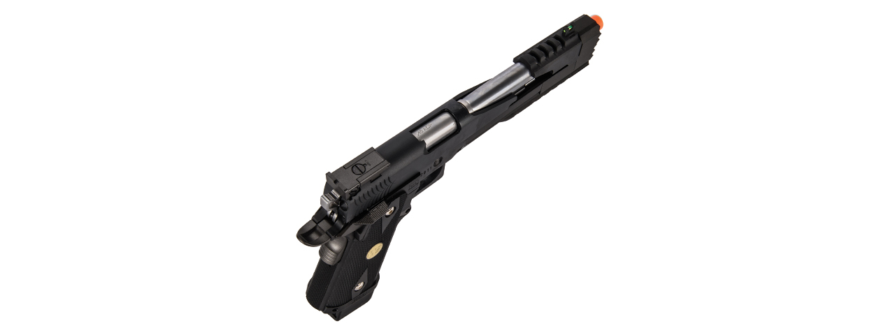 WE-Tech Hi-Capa 7.0 "Dragon" Long Slide Full Auto Gas Blowback Pistol w/ Medallion Grip (Black)
