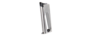 WE Tech Gen2 Full-Metal 1911 GBB Pistol Magazine, Chrome