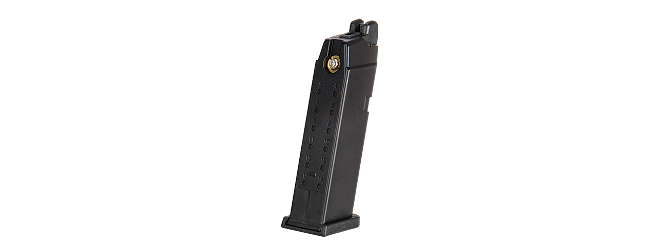 WE Tech G19 / G23 22rd Gas Magazine, Black - Click Image to Close