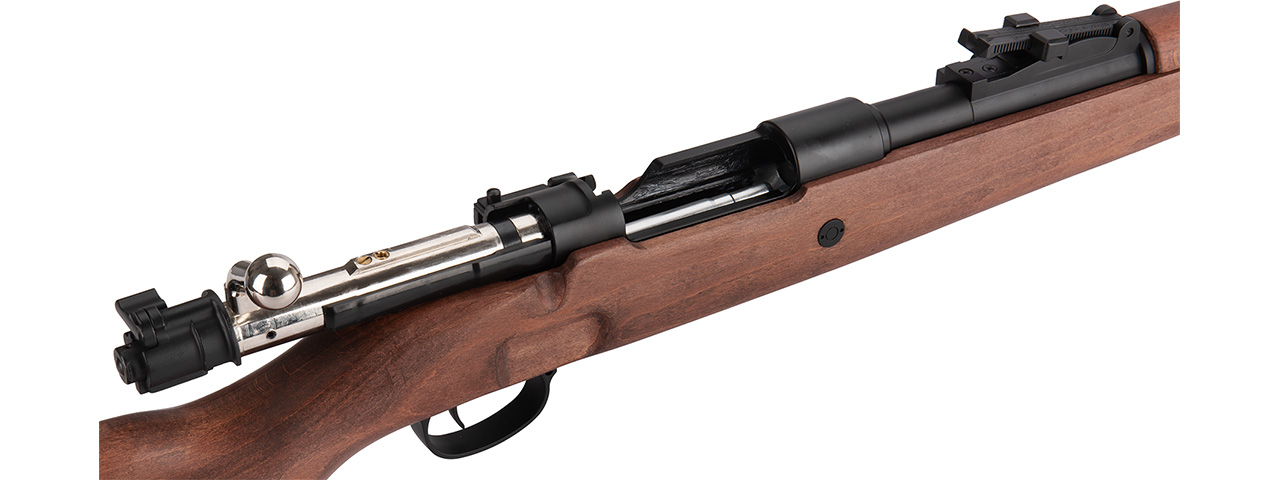 Double Bell WWII Kar 98k Bolt Action Gas Airsoft Rifle (WOOD) - Click Image to Close
