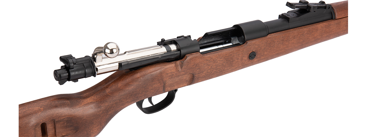 Double Bell WWII Kar 98k Bolt Action Airsoft Rifle (WOOD) - Click Image to Close