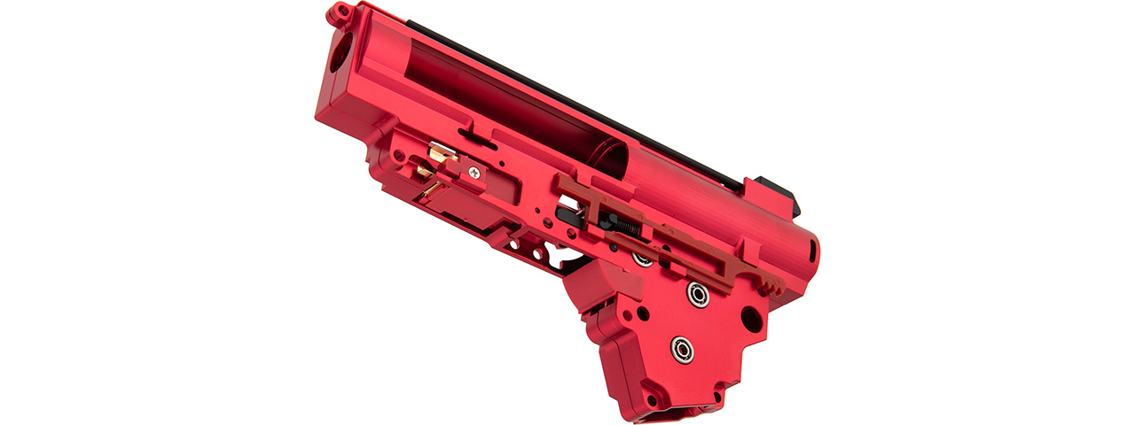 Lancer Tactical CNC Machined Version 3 Gearbox Shell for AK AEGs (RED) - Click Image to Close