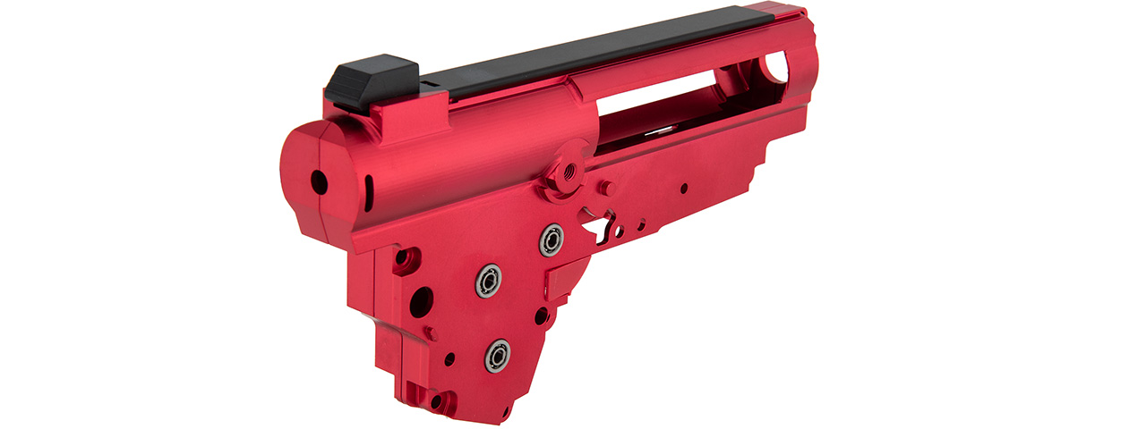 Lancer Tactical CNC Machined Version 3 Gearbox Shell for AK AEGs (RED) - Click Image to Close