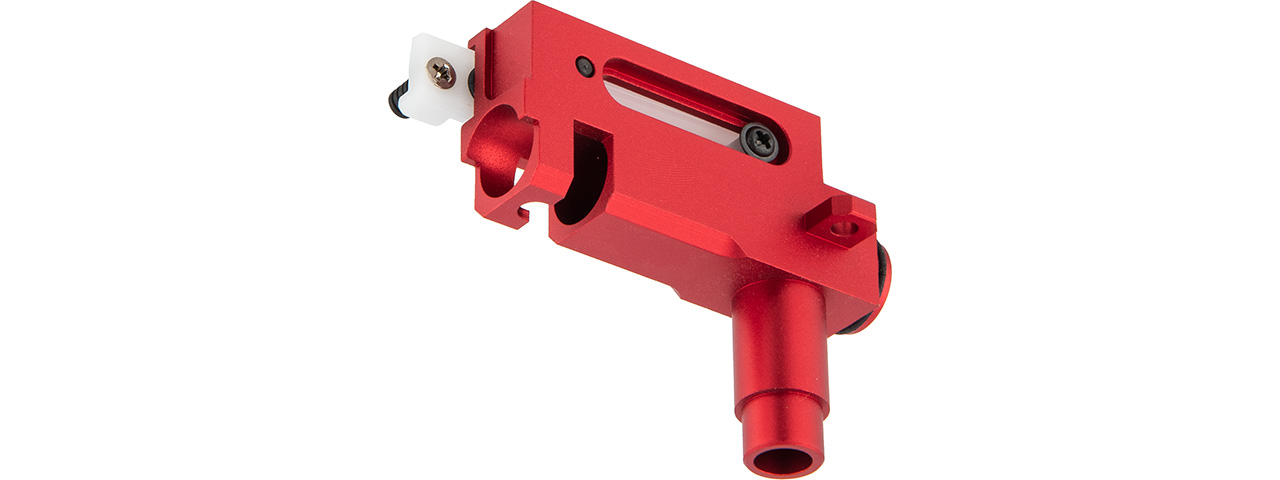 Lancer Tactical CNC Machined Aluminum Hop-Up Unit for AK AEGs (RED) - Click Image to Close
