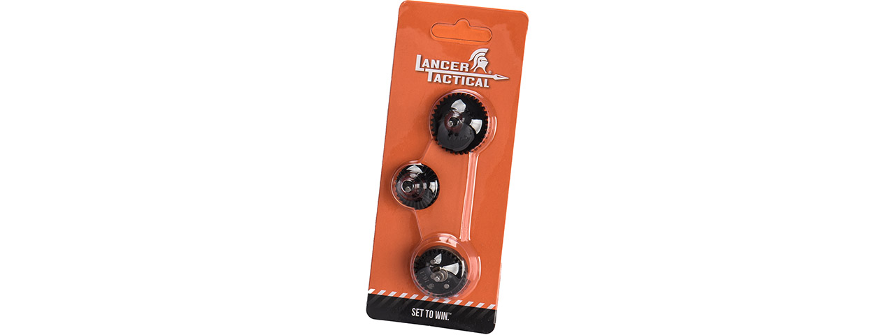 Lancer Tactical 16:1 Ratio Steel CNC Gear Set - Click Image to Close