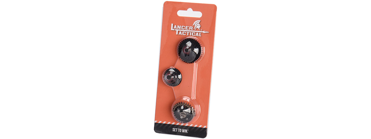 Lancer Tactical 14:1 Ratio High Speed Steel CNC Gear Set - Click Image to Close