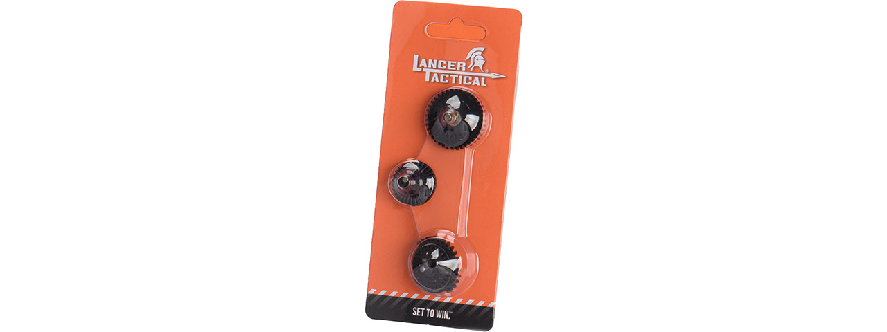 Lancer Tactical 13:1 High Speed Steel CNC Bearing Gear Set - Click Image to Close