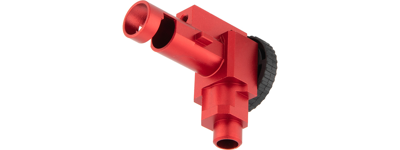 Lancer Tactical CNC Machined Rotary Hop-Up Unit for M4 / M16 AEGs (RED) - Click Image to Close