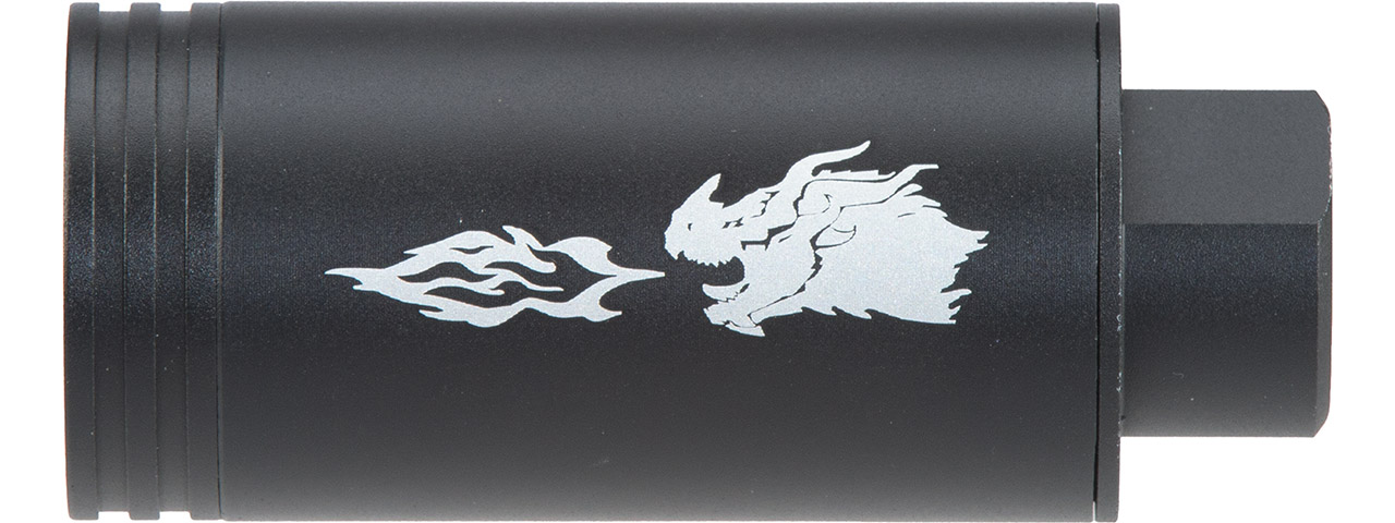 Spitfire Tracer Unit with Flame Effect 14mm CCW (Style: Spitting Dragon / Color: Black) - Click Image to Close