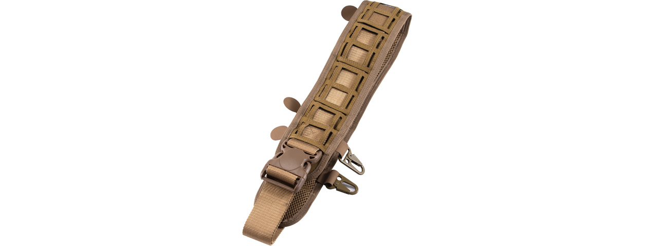 WoSport Pilot Battle Belt w/ Molle (Color: Tan) - Click Image to Close