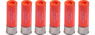 G-Force 15 Round Shotgun Shells for Multi & Single-Shot Airsoft Shotguns (Color: Orange / Pack of 6)