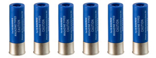 G-Force 15 Round Shotgun Shells for Multi & Single-Shot Airsoft Shotguns (Color: Blue / Pack of 6)