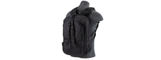 G-Force Dual Purpose Tactical Backpack & Vest (Color: Black)