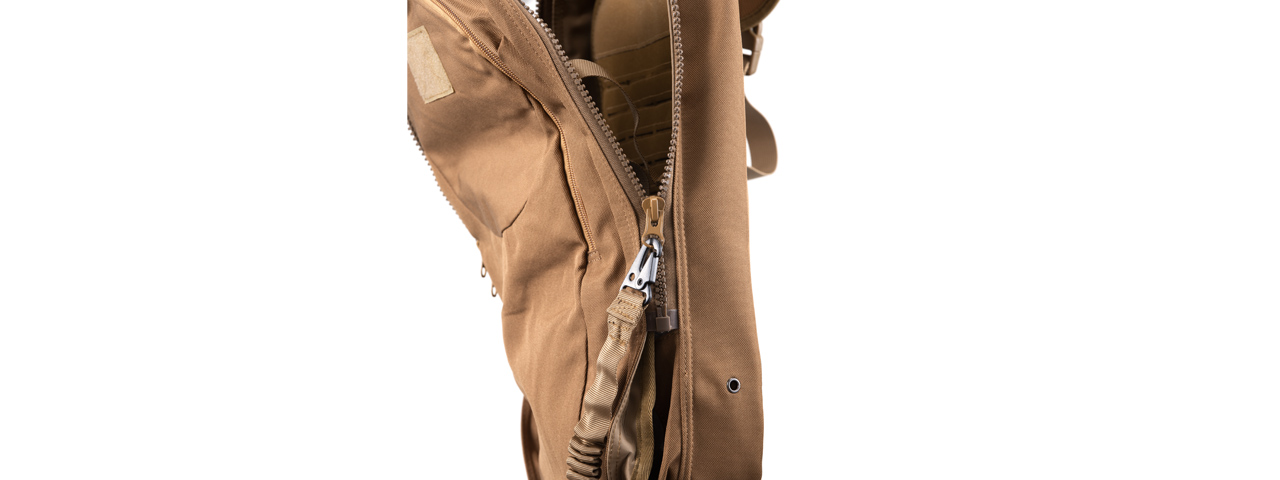 G-Force Dual Purpose Tactical Backpack & Vest (Color: Tan)