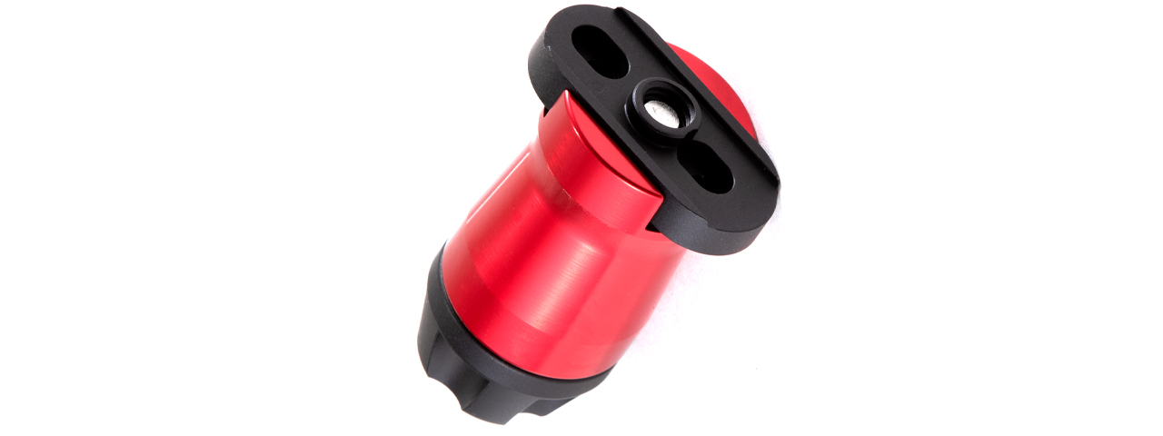 Evolution Stubby Vertical Foregrip for Keymod Rails (Color: Red) - Click Image to Close