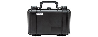 Padded Hard-Shell Locking Carrying Accessories Case (Color: Black) Padded Hard-Shell Locking Carrying Accessories Case (Color: Black)