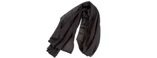 Spec Ops High Speed Sniper Veil Head Wrap Scarf (Color: Black)