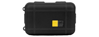 Nylon Polymer Padded Accessory Case (Color: Black)