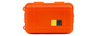 Nylon Polymer Padded Accessory Case (Color: Orange)