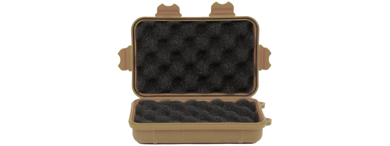 Nylon Polymer Padded Accessory Case (Color: Tan) - Click Image to Close