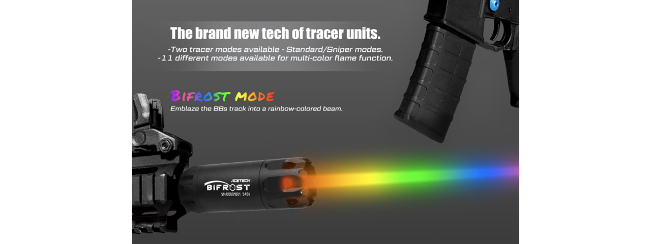 AceTech Bifrost Tracer Unit with Multi-Color RGB Flame Effect