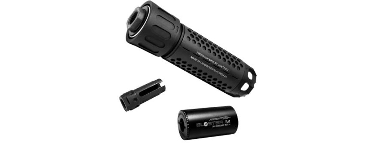 AceTech Predator MKIII Tracer Suppressor Unit w/ Blaster M Inside - Click Image to Close