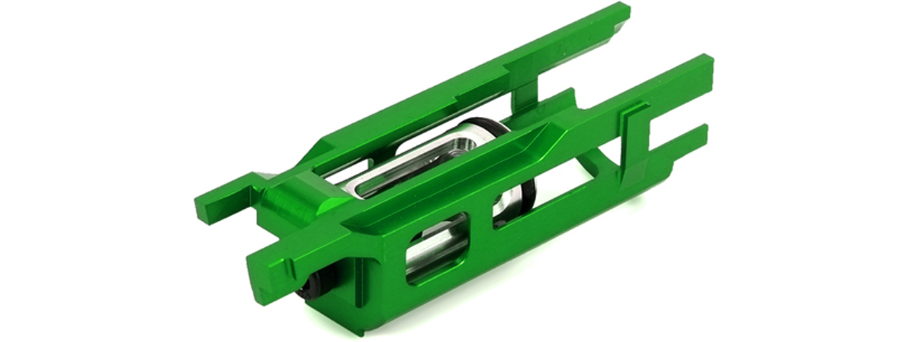 Airsoft Masterpiece EDGE Version 2 Aluminum Blowback Housing for Hi-Capa/1911 (Color: Green) - Click Image to Close