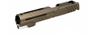 Airsoft Masterpiece Custom "Alpha" Standard Slide for Hi-Capa Pistols (Color: Bronze)