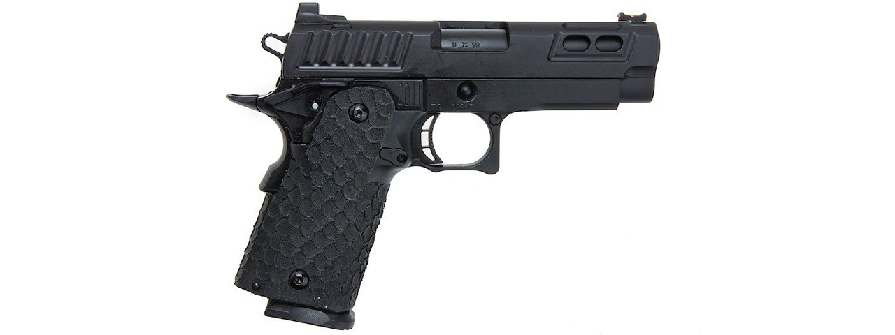 Army Armament R607 Hi-Capa Gas Blowback Airsoft Pistol (Color: Black) - Click Image to Close