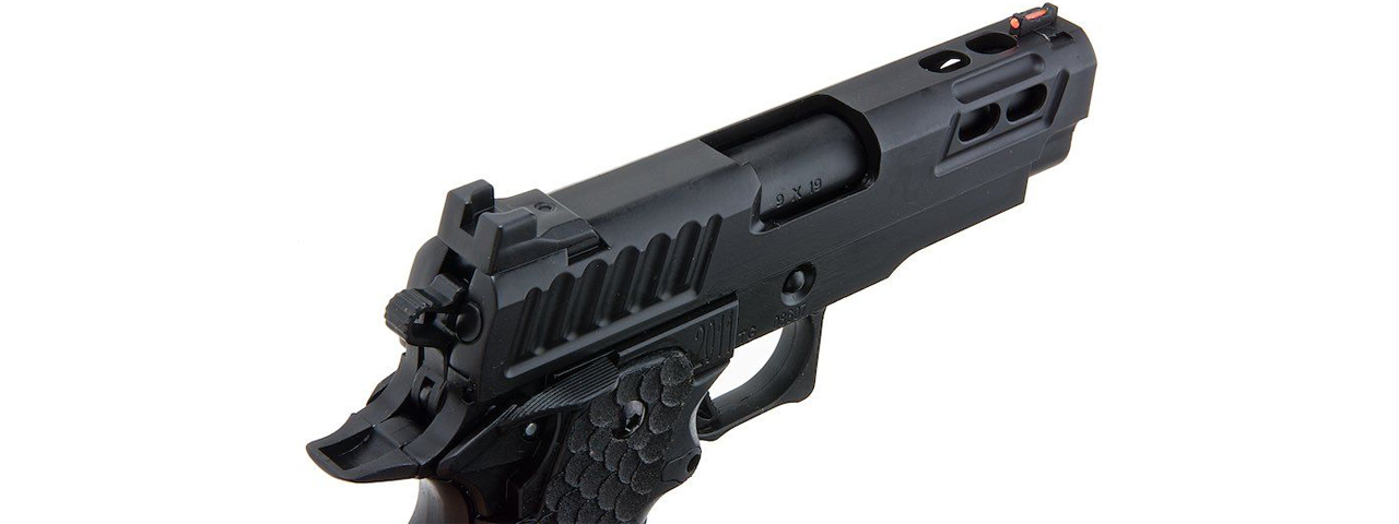 Army Armament R607 Hi-Capa Gas Blowback Airsoft Pistol (Color: Black) - Click Image to Close